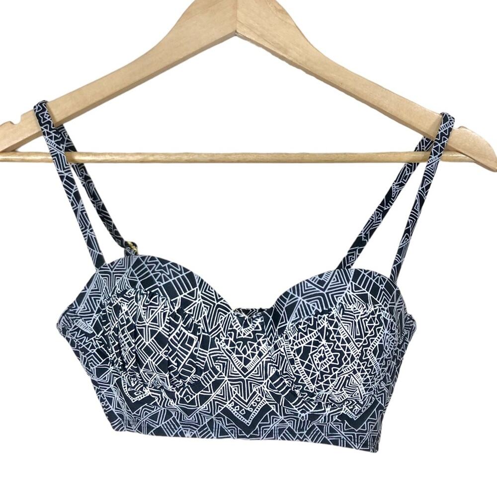 Xhilaration Geometric Push Up Bikini Tank Size XS